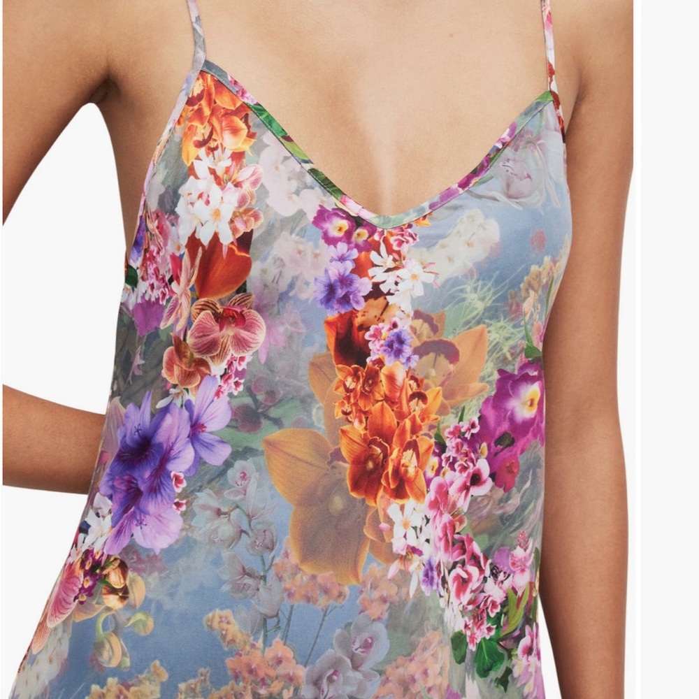 ALL SAINTS Byrony Lucia Floral Print Slip Dress - Picture 2 of 4